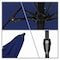 California Umbrella 7.5' Bronze Aluminum Market Patio Umbrella, Pacifica Navy Blue 194061336793 - alternate 2